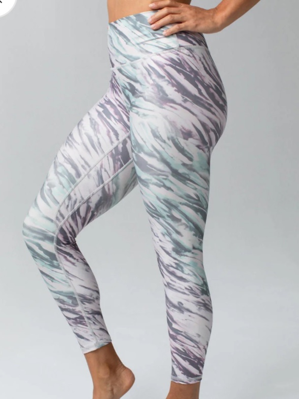 Savvi Miya Leggings Pink Nude Painted Zebra